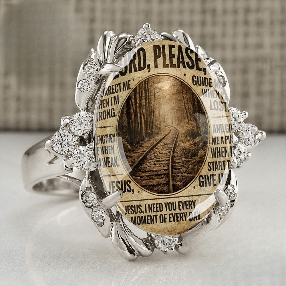 Forest Path Statement Ring
