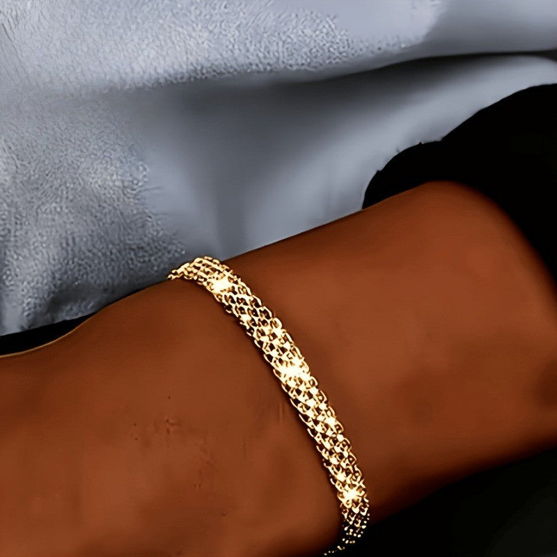 Textured Mesh Bracelet Set