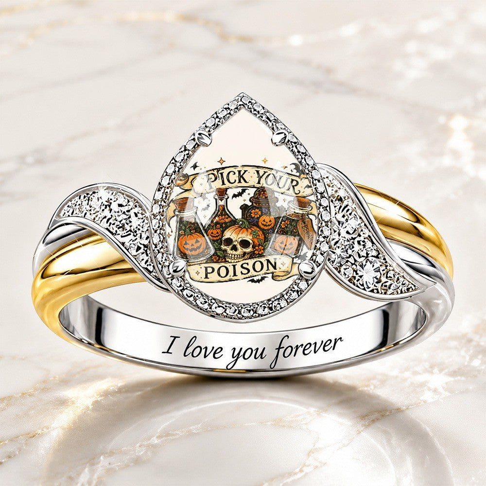 Pick Your Poison Teardrop Ring