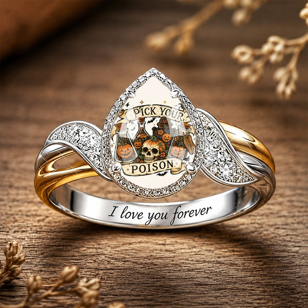 Pick Your Poison Teardrop Ring