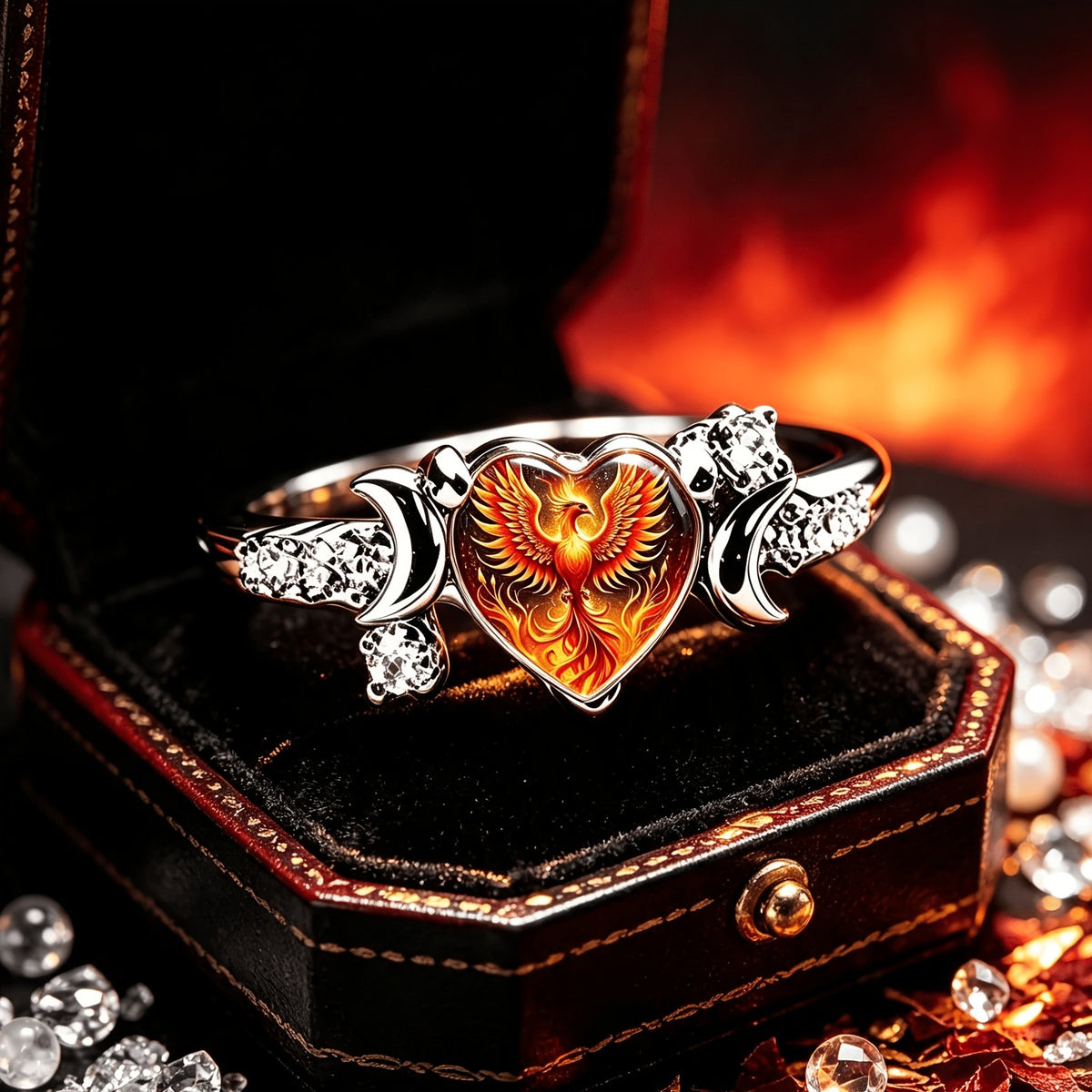 Phoenix Heart Ring