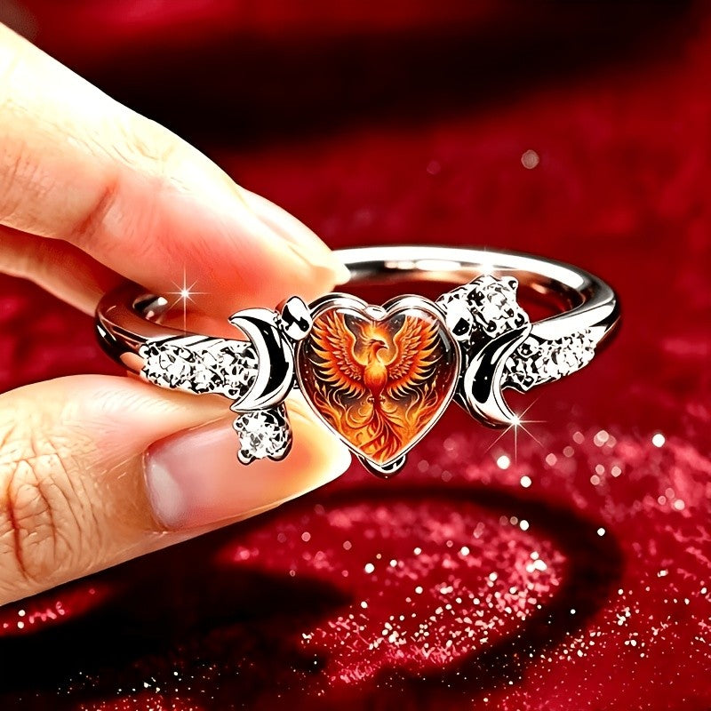 Phoenix Heart Ring