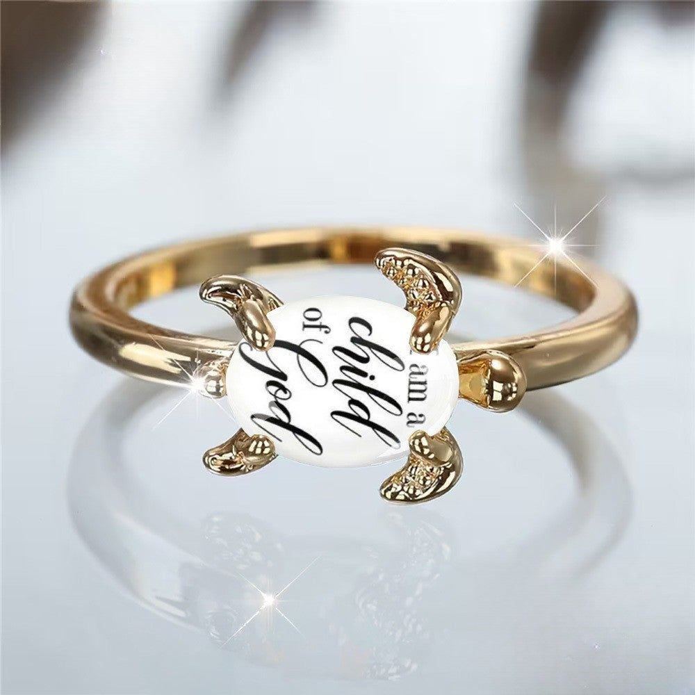 Child of God Turtle Ring