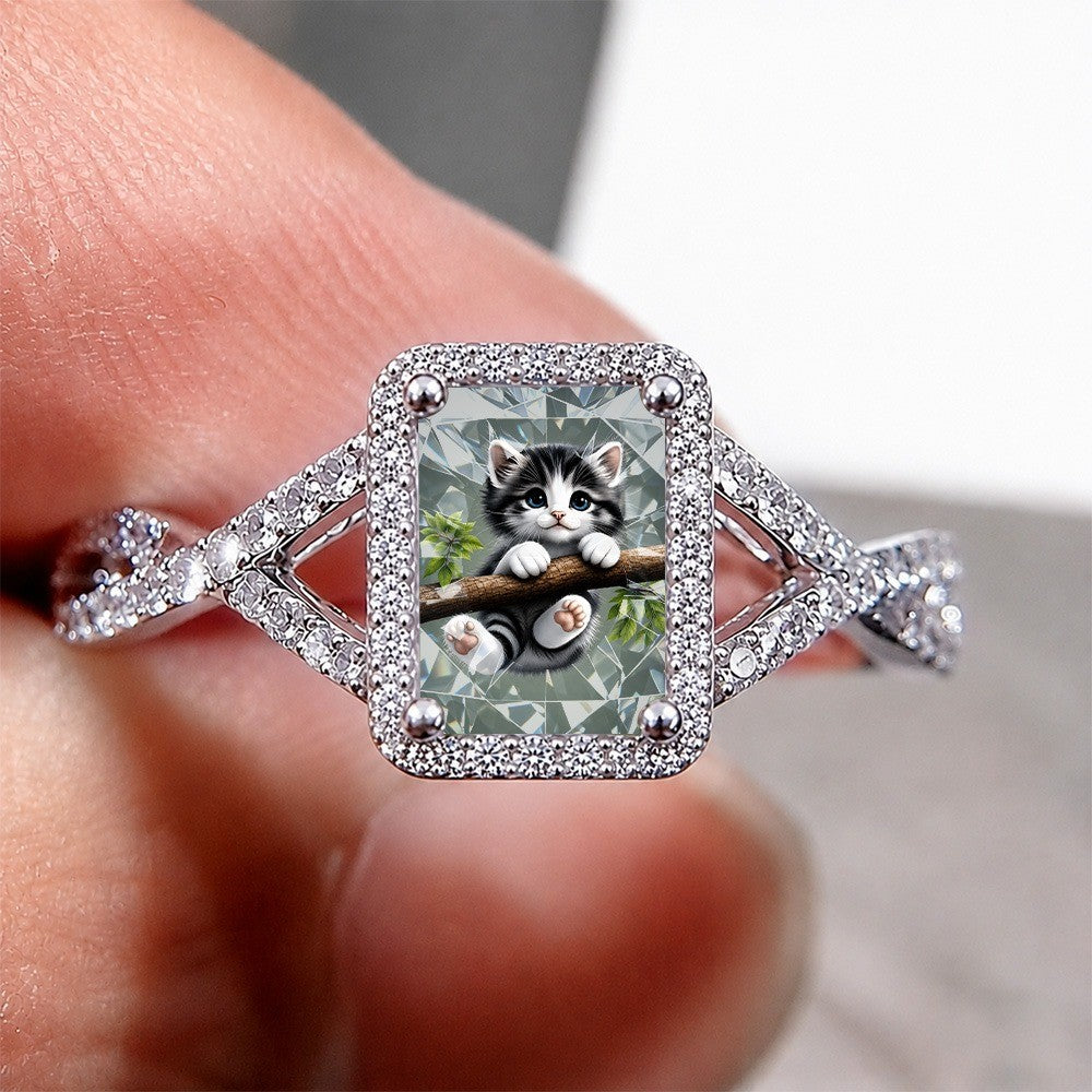 Kitten Square Ring