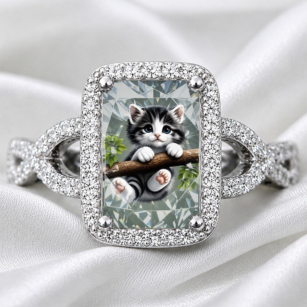 Kitten Square Ring