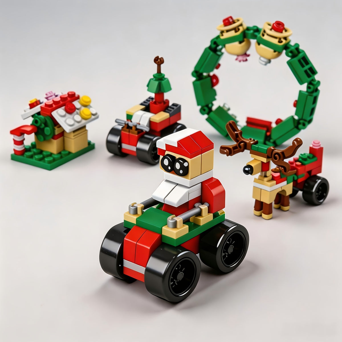 Christmas Train Building Block Set