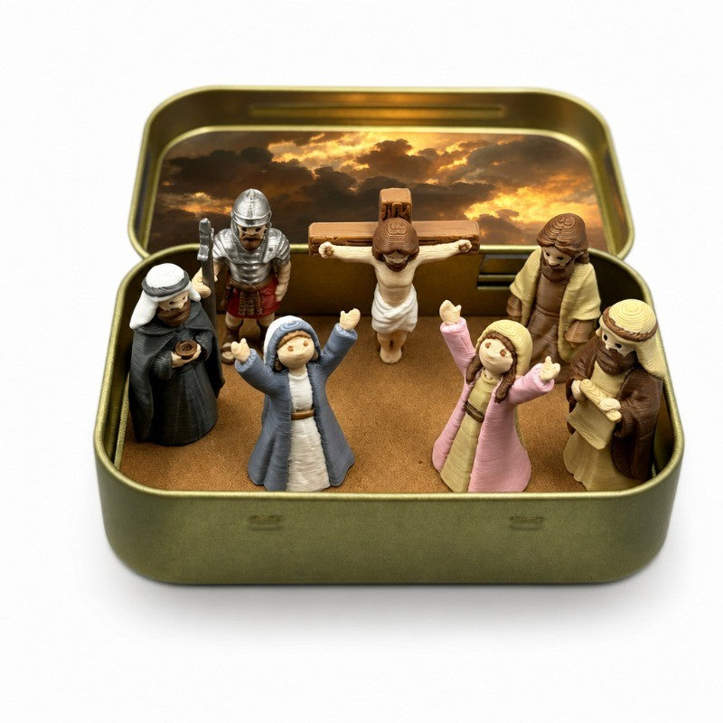 Crucifixion Scene Figurine Set