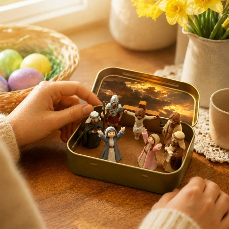 Crucifixion Scene Figurine Set
