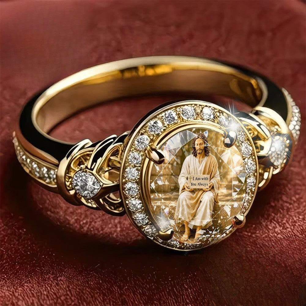 Faith Portrait Statement Ring