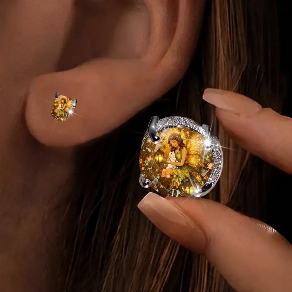 Fairy Glass Dome Earrings