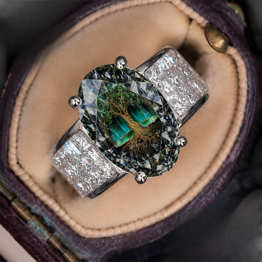 Aurora Tree of Life Ring