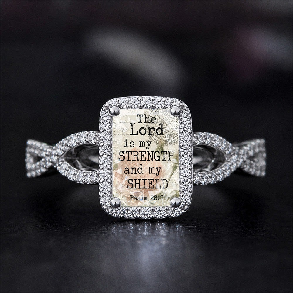 Scripture Strength Square Ring