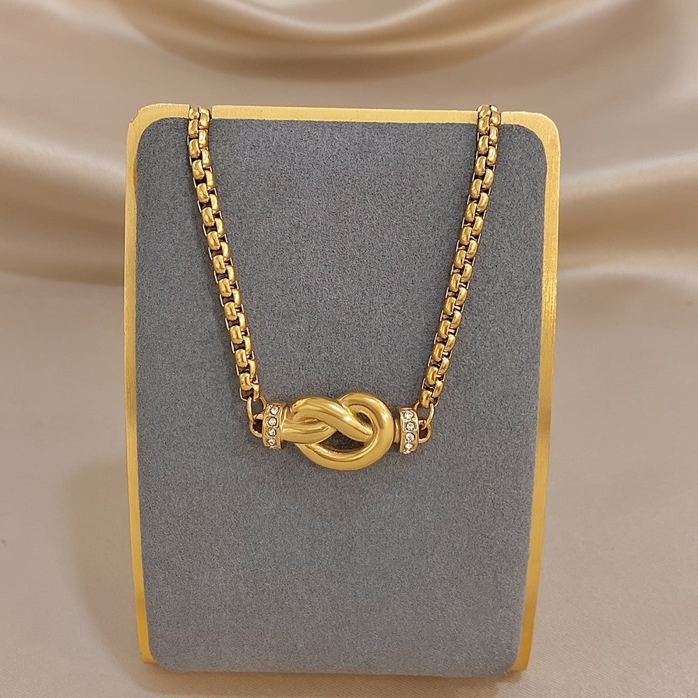 Crystal Infinity Knot Bracelet
