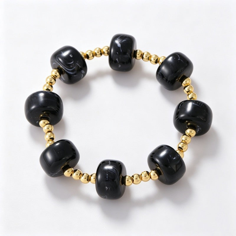 Multicolor Beaded Stretch Bracelet Set