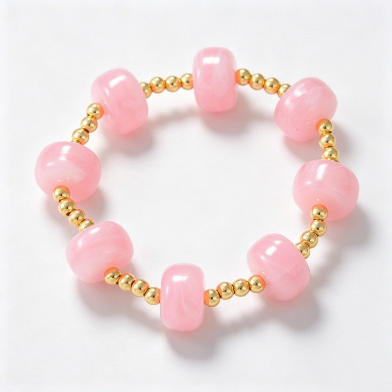 Multicolor Beaded Stretch Bracelet Set