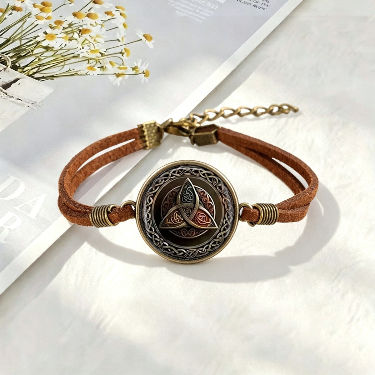 Celtic Trinity Circle Bracelet
