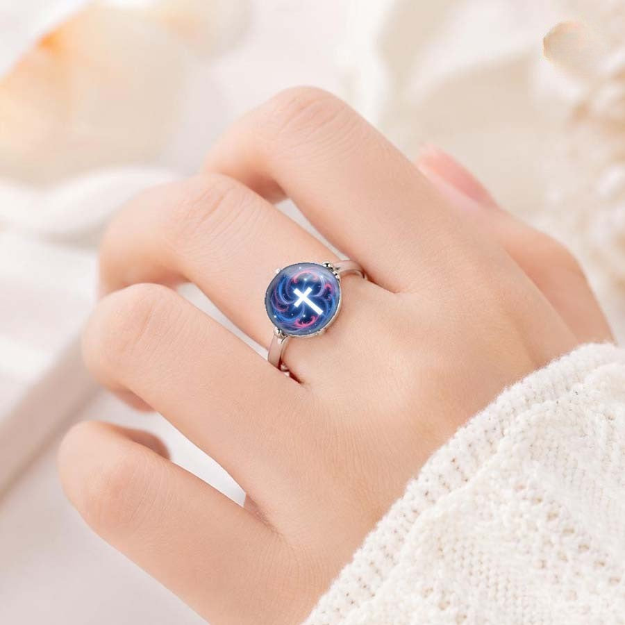 Galaxy Cross Dome Ring
