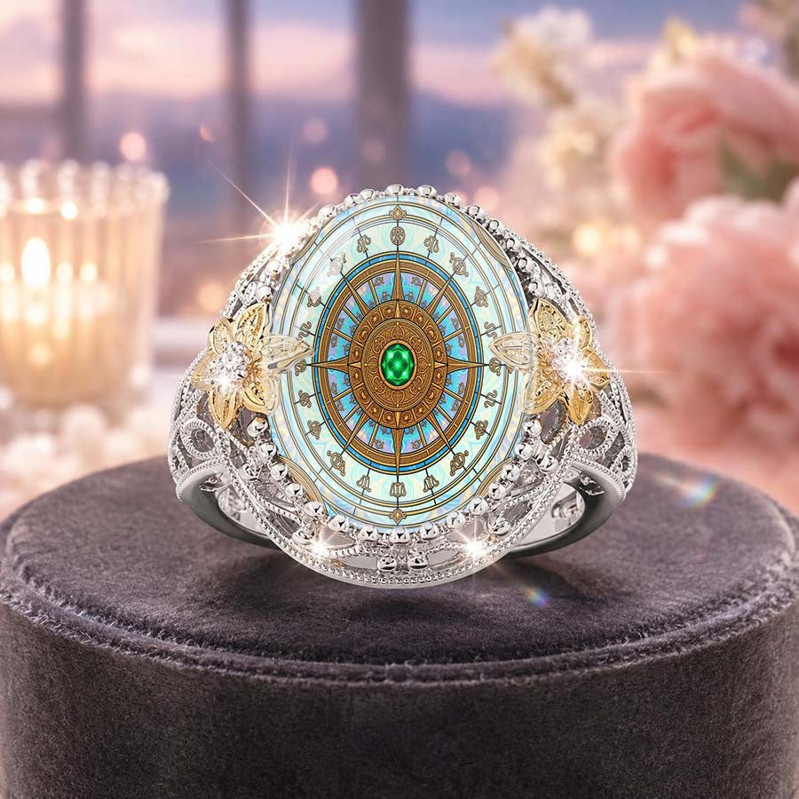 Compass Rose Statement Ring