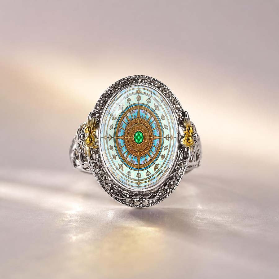 Compass Rose Statement Ring