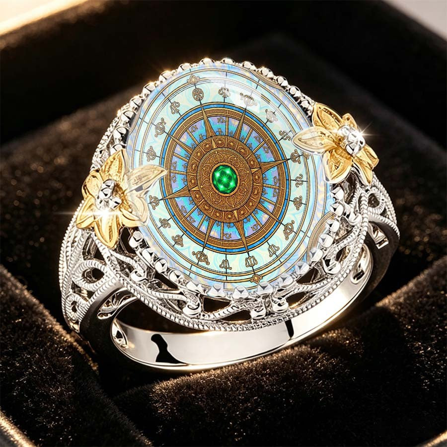 Compass Rose Statement Ring