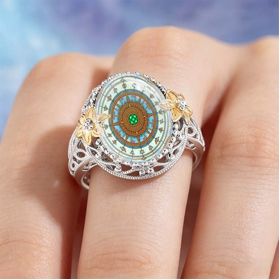 Compass Rose Statement Ring