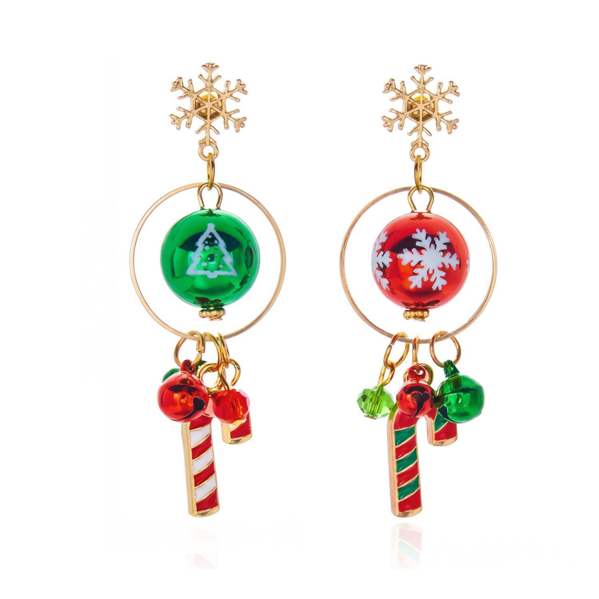 Christmas Ornament Drop Earrings