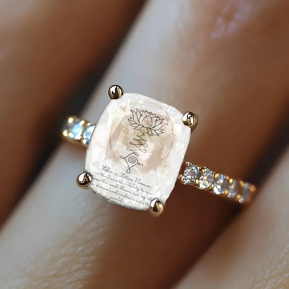 Lotus Square Ring