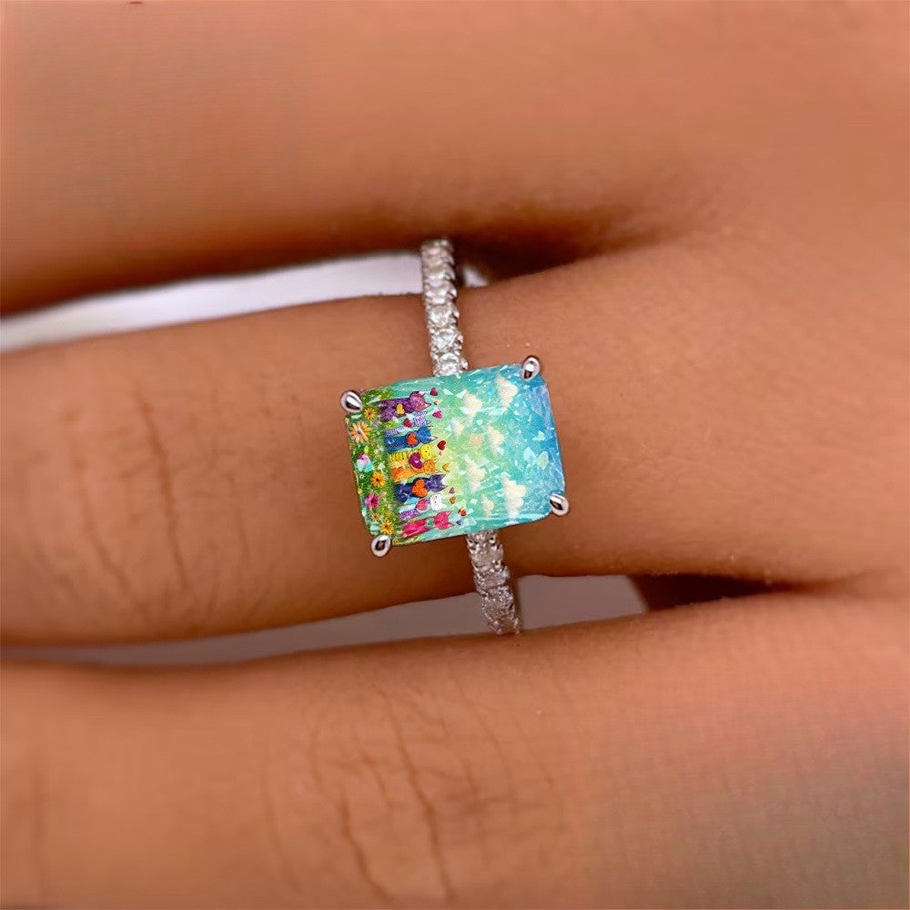 Rainbow Cat Ring