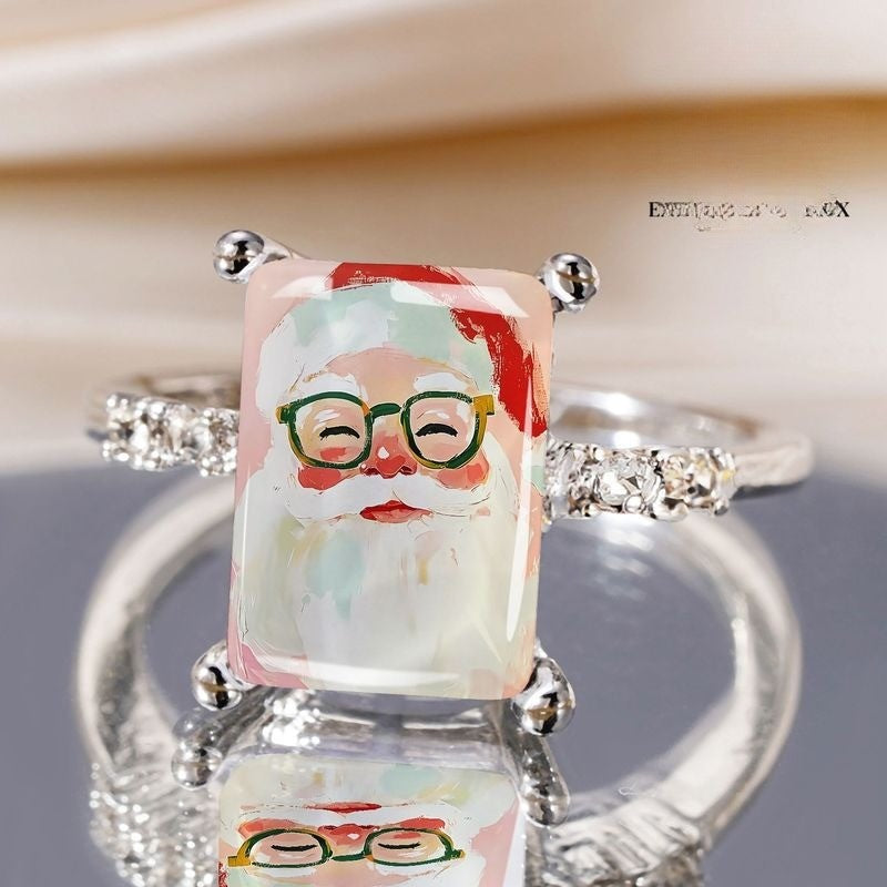 Santa Claus Portrait Ring