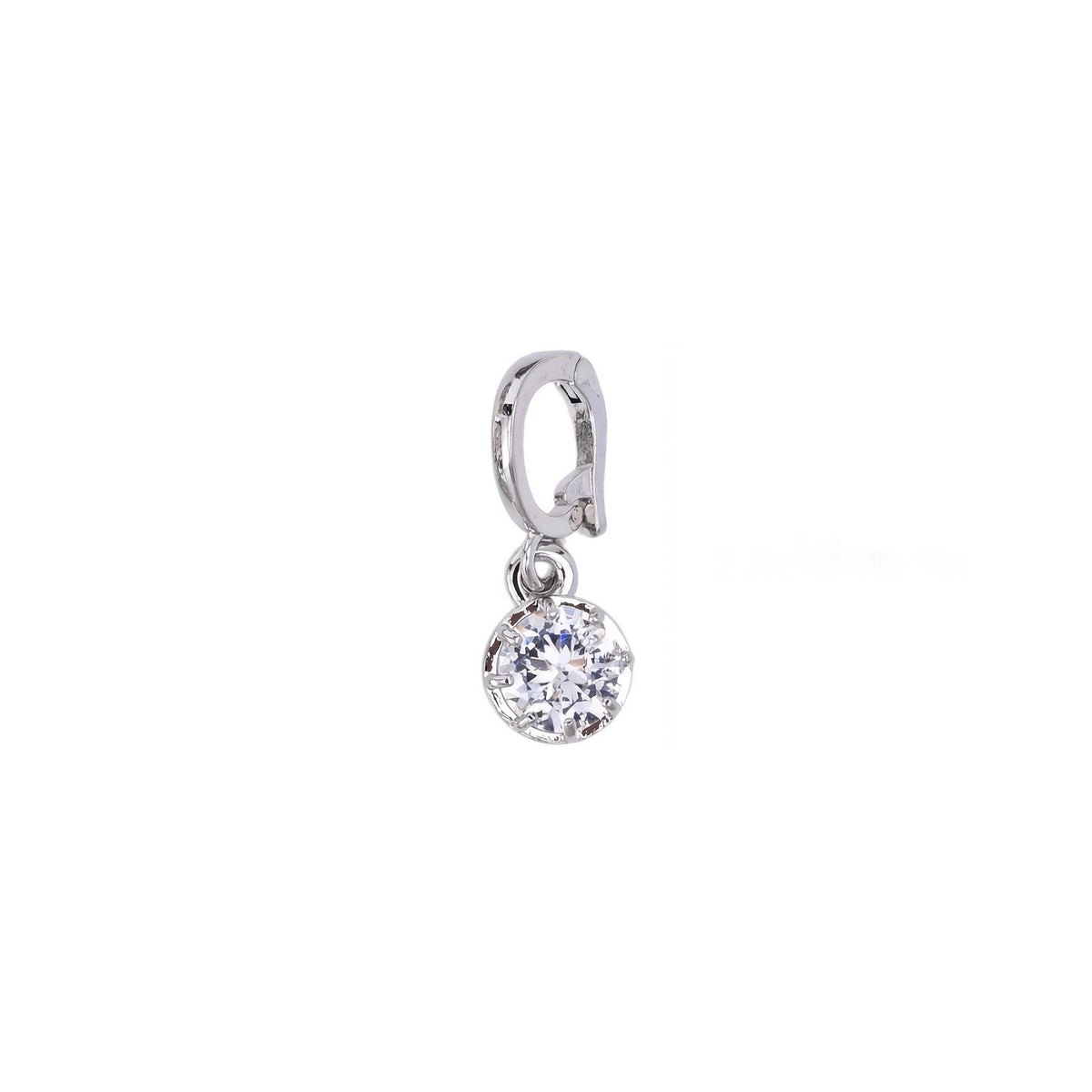 Mixed Cut Crystal Charm Necklace
