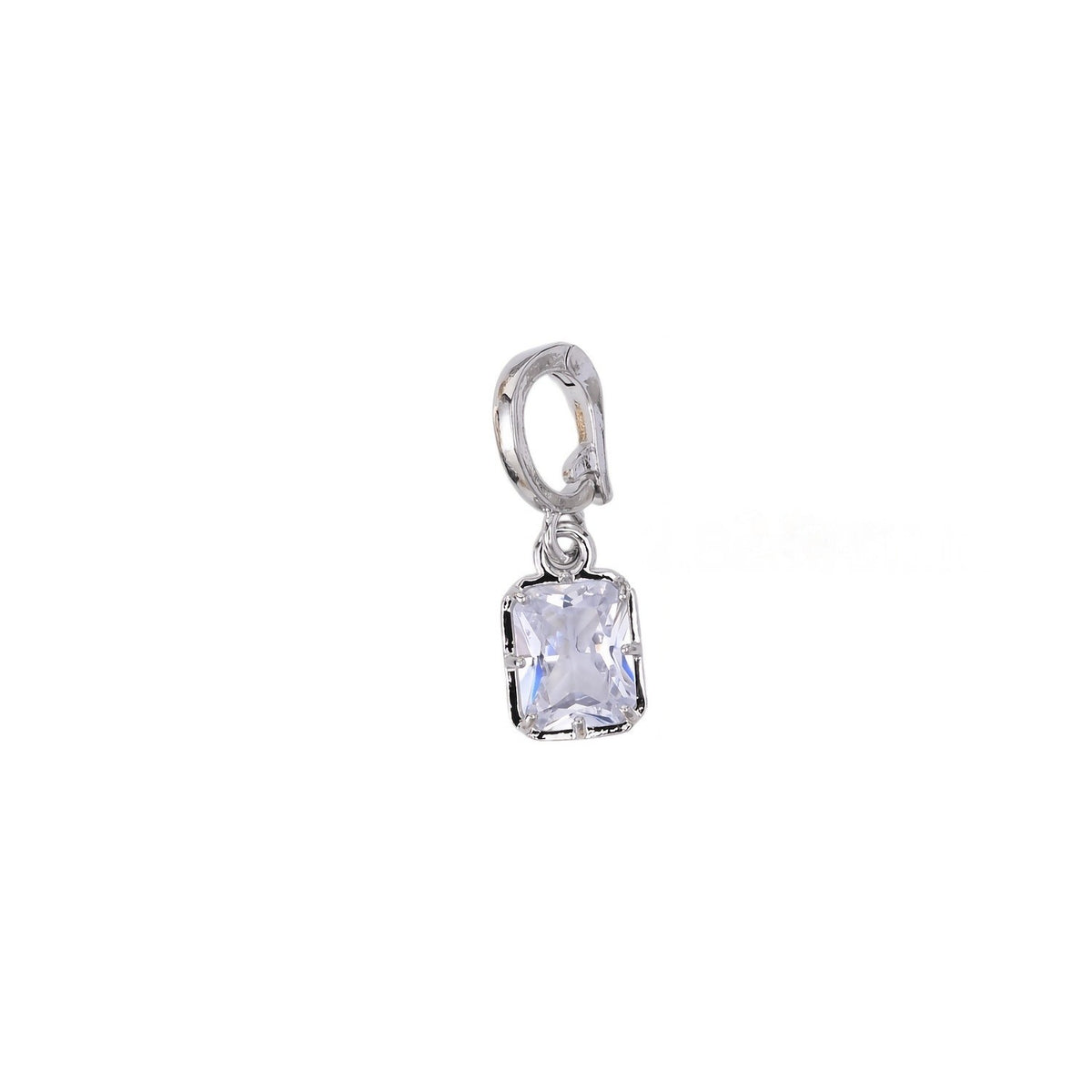 Mixed Cut Crystal Charm Necklace