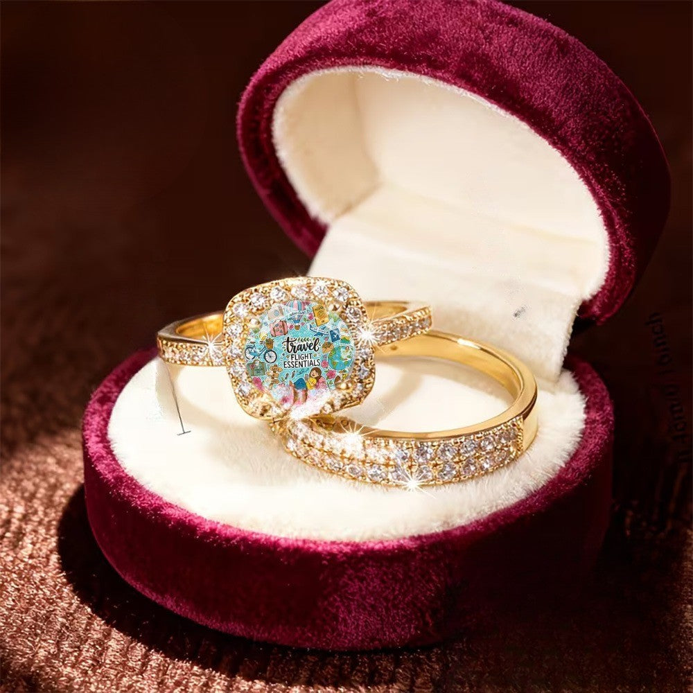 Travel Essentials Square Ring Set