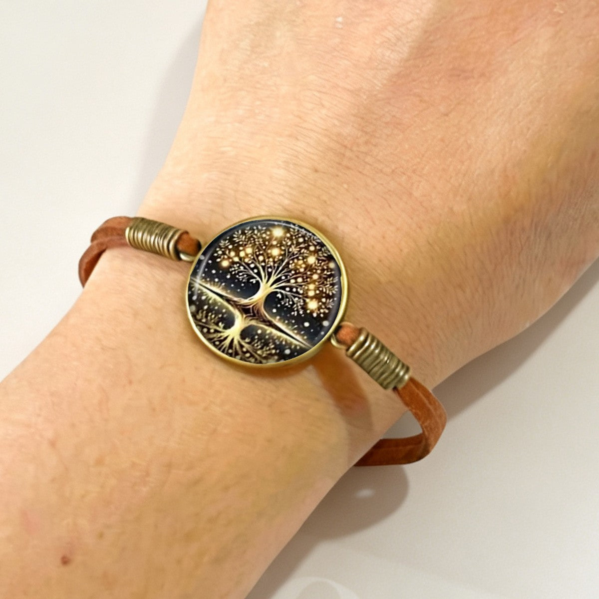 Tree of Life Leather Bracelet