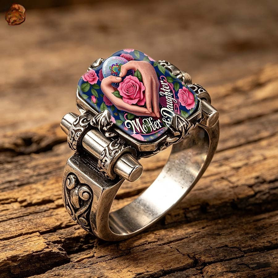 Mother Daughter Rose Ring
