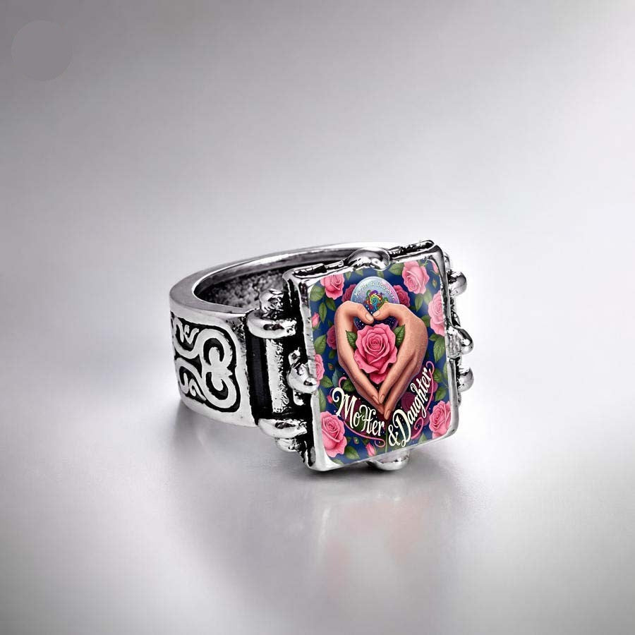Mother Daughter Rose Ring