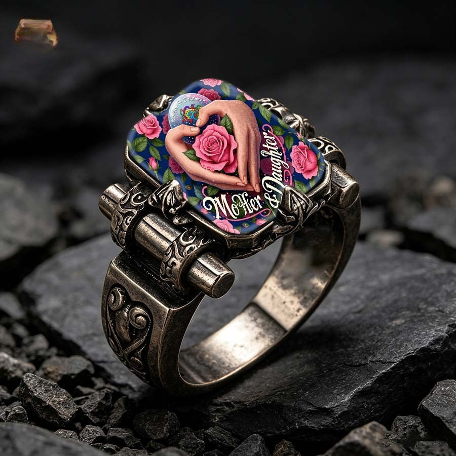 Mother Daughter Rose Ring