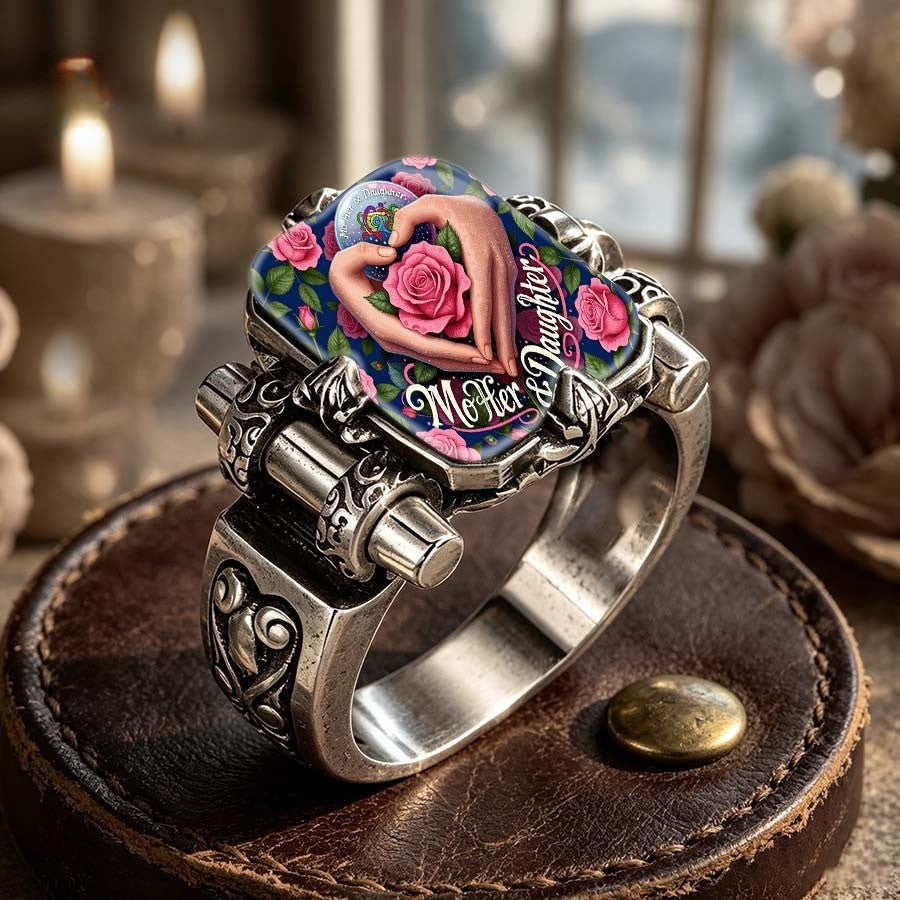 Mother Daughter Rose Ring