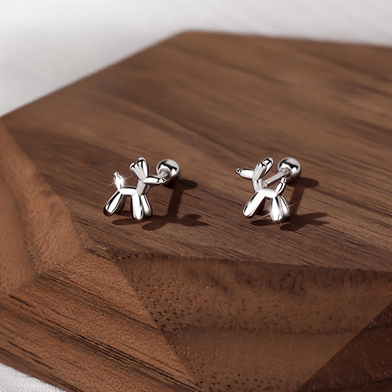 Balloon Puppy Stud Earrings