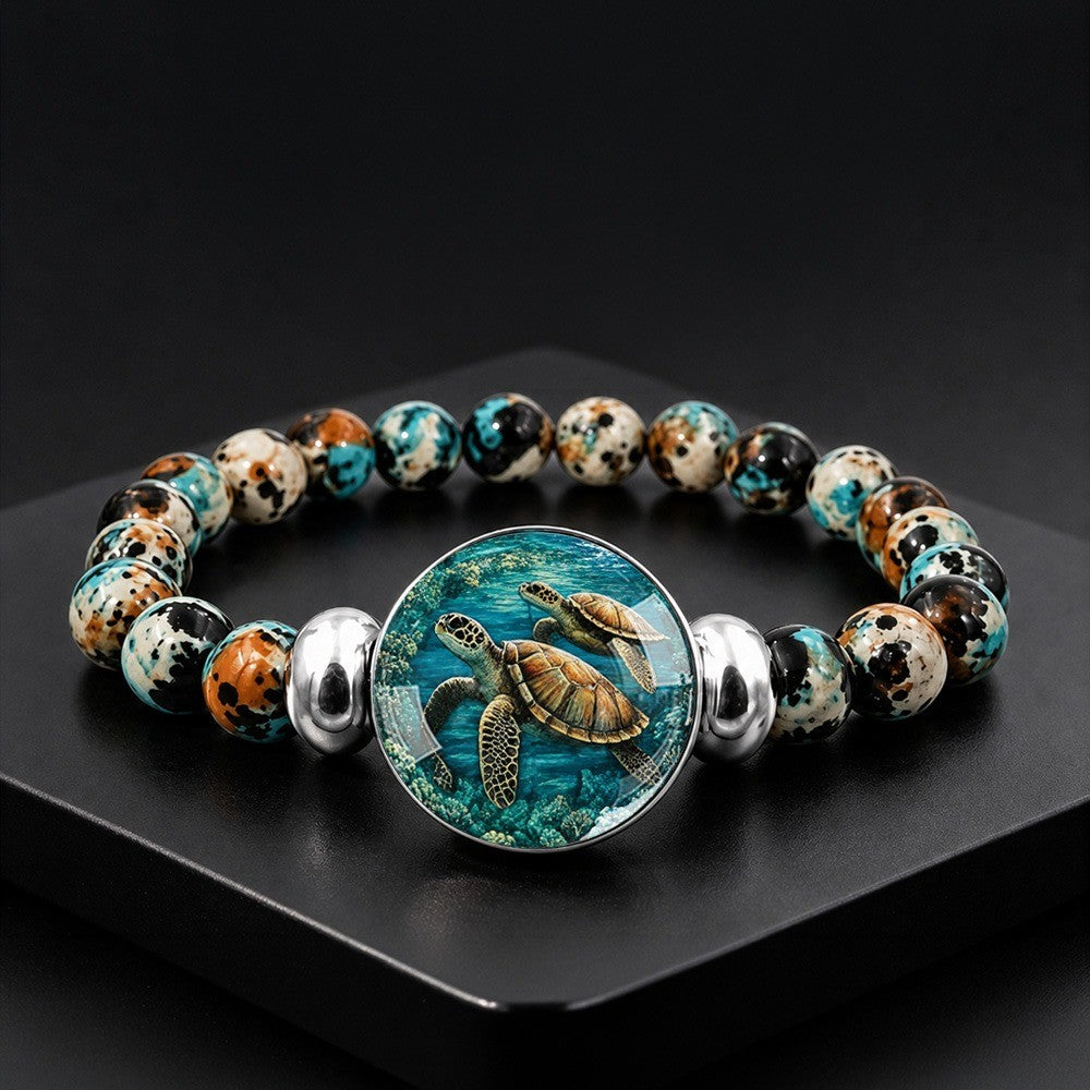 Sea Turtle Bead Bracelet