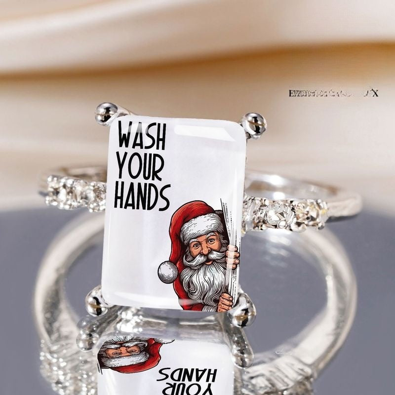 Santa Claus Wash Your Hands Ring