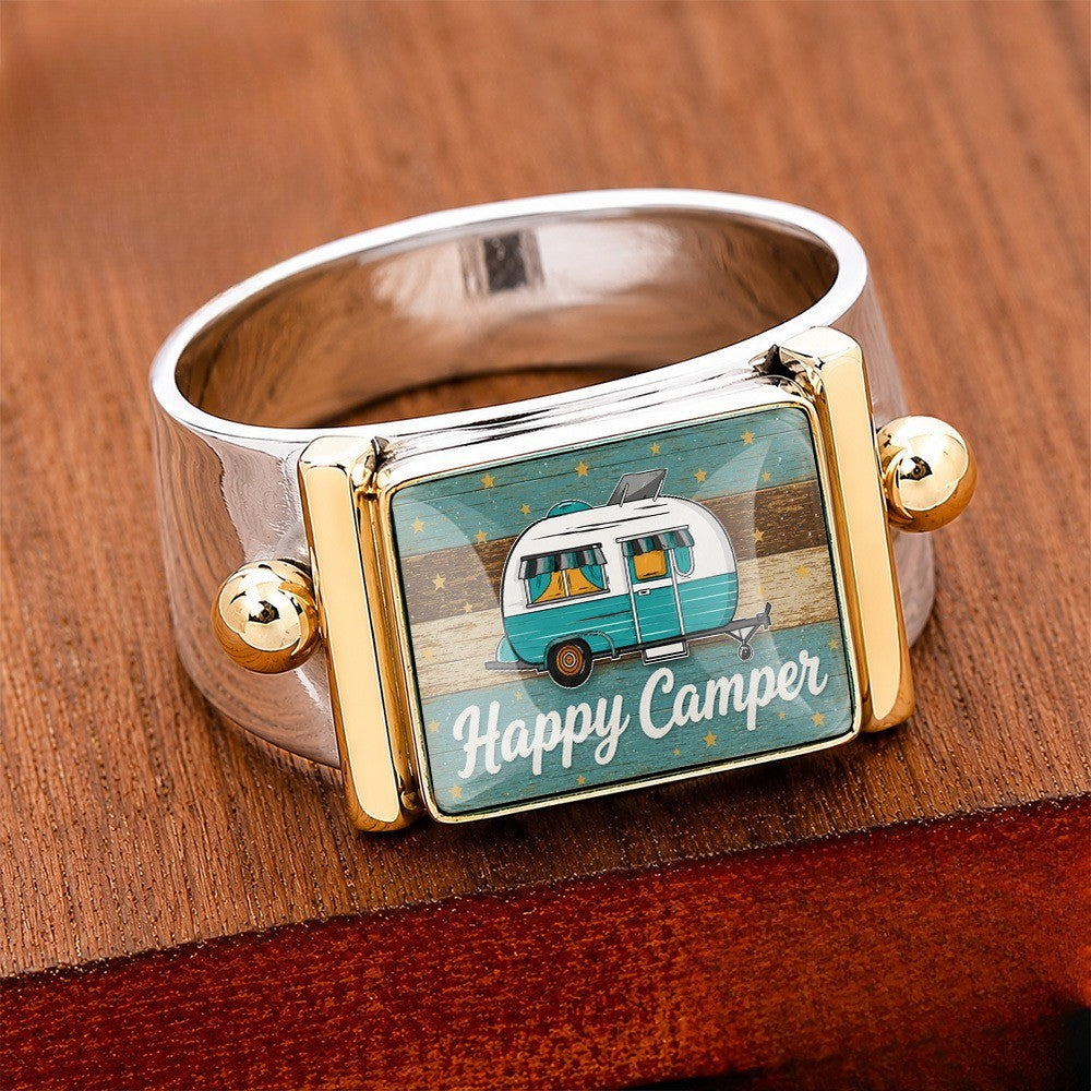 Happy Camper Square Ring