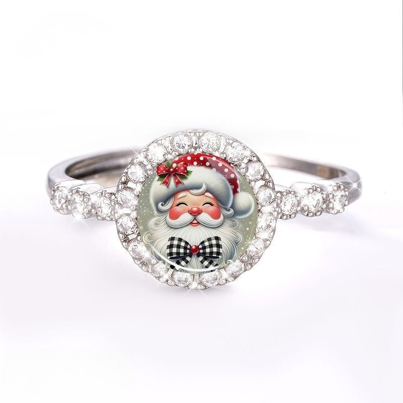 Santa Claus Crystal Ring