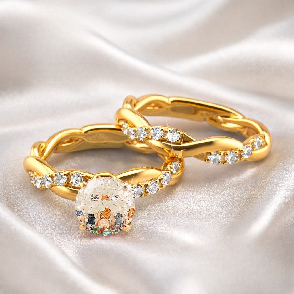 Twisted Cat Garden Ring