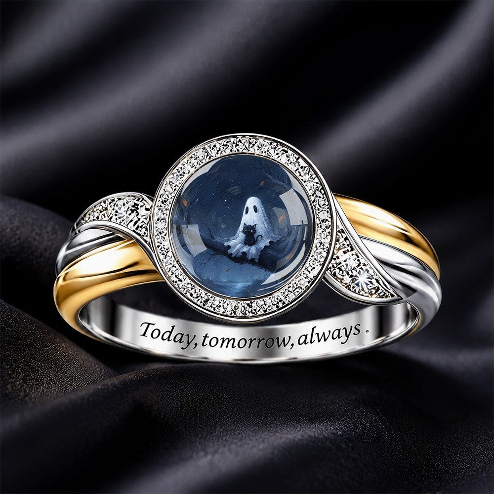 Ghost Cabochon Ring