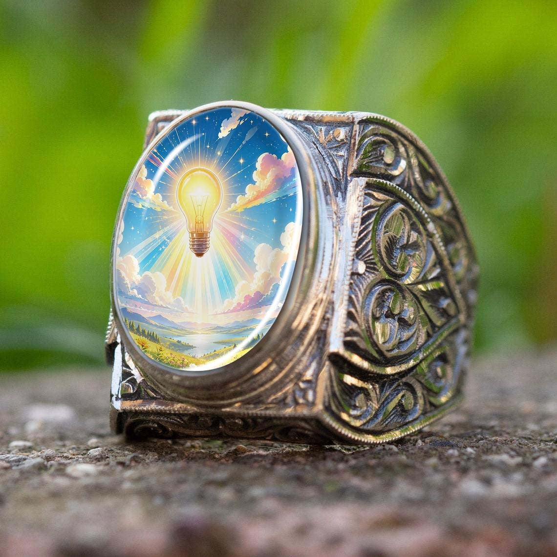 Illuminated Landscape Ring