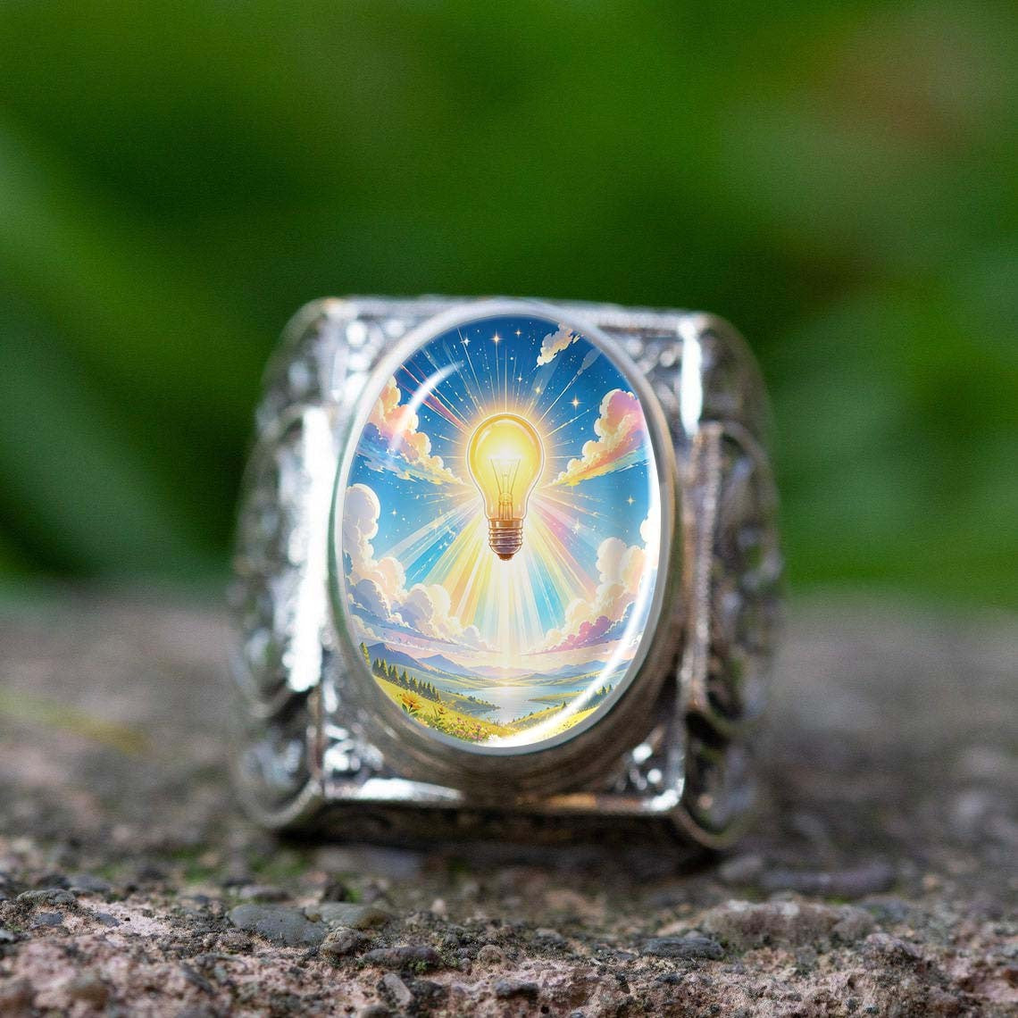 Illuminated Landscape Ring