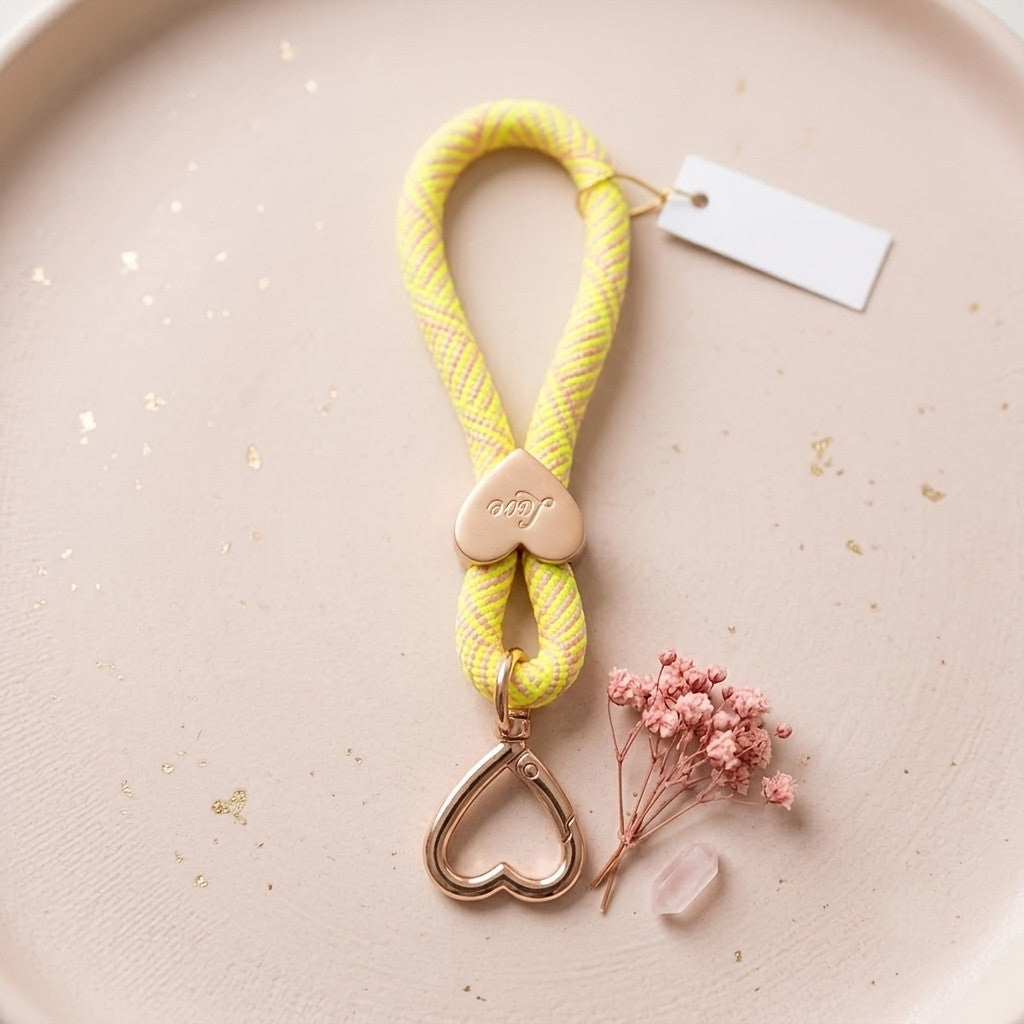Heart Rope Keychain