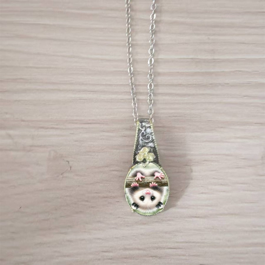 Opossum Pendant Necklace
