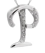 Crystal Initial D Necklace