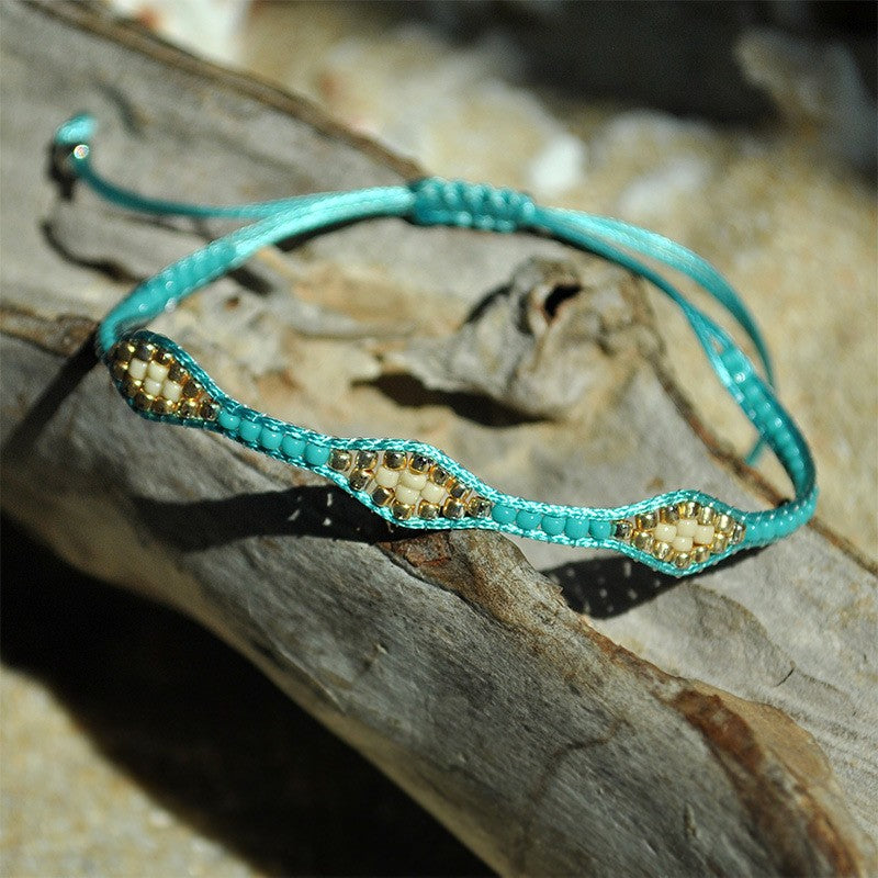 Colorful Beaded Eye Bracelet Set